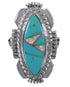 Opal Turquoise Sterling Silver Southwest Ring Size 6-3/4 TX45726